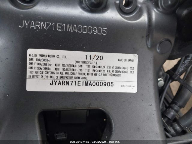 2021 YAMAHA MT09 JYARN71E1MA000905 Photo 9