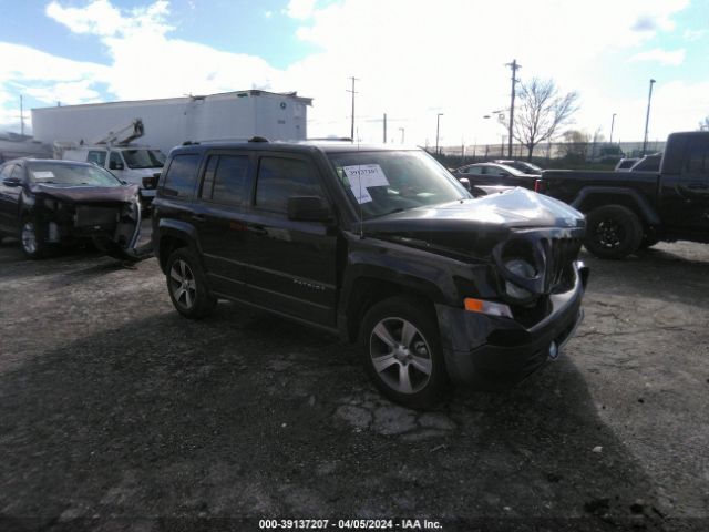 Продажа на аукционе авто 2016 Jeep Patriot High Altitude Edition, vin: 1C4NJRFB6GD596833, номер лота: 39137207