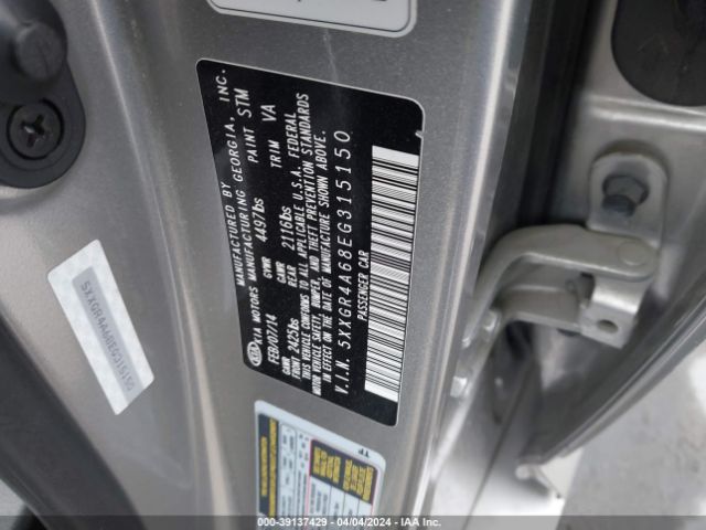 5XXGR4A68EG315150 KIA Optima Sx Turbo