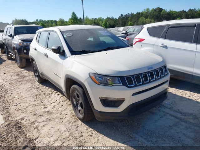 2018 Jeep Compass Sport Fwd მანქანა იყიდება აუქციონზე, vin: 3C4NJCAB6JT151708, აუქციონის ნომერი: 39137536