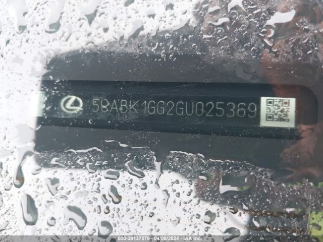 58ABK1GG2GU025369 Lexus ES 350