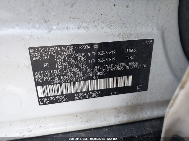 Toyota Rav4 Prime Xse 2023 JTMEB3FV8PD149182 Image 9