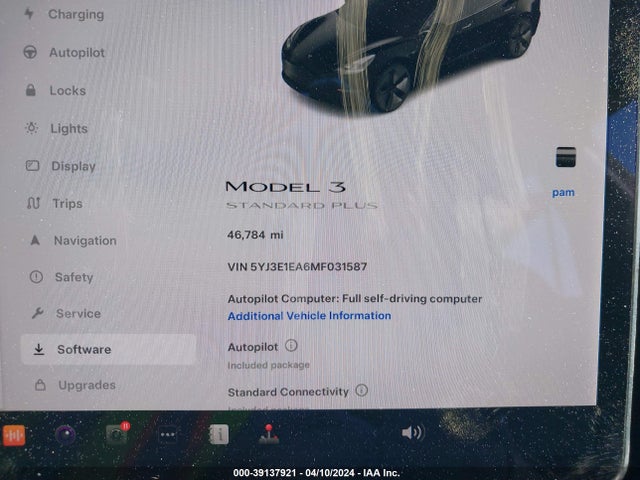 5YJ3E1EA6MF031587 Tesla Model 3 Standard Range Plus Rear-wheel Drive