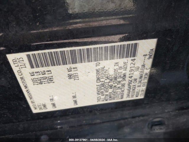 Nissan Maxima 3.5 Platinum 2016 1N4AA6AP9GC419124 Image 9