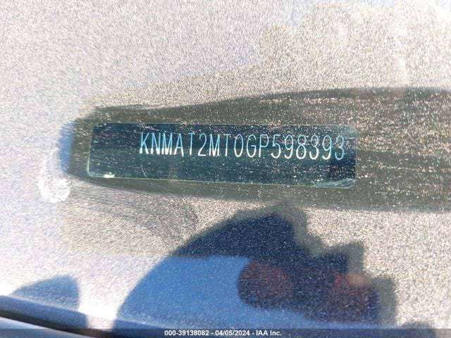 Nissan ROGUE SV 2016 KNMAT2MT0GP598393 Image 9