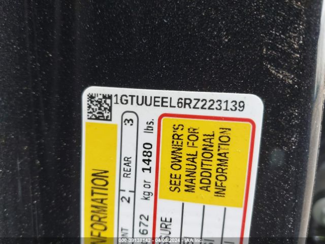 1GTUUEEL6RZ223139 GMC Sierra 1500 4wd  Short Box At4