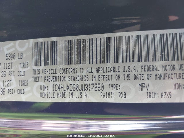 1C4HJXDG0JW317260 Jeep Wrangler Unlimited Sport S 4x4
