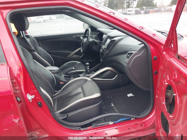 Hyundai Veloster Turbo W/black 2014 KMHTC6AEXEU186305 Image 5