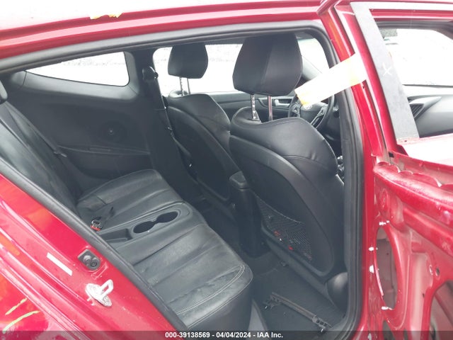 Hyundai Veloster Turbo W/black 2014 KMHTC6AEXEU186305 Image 8