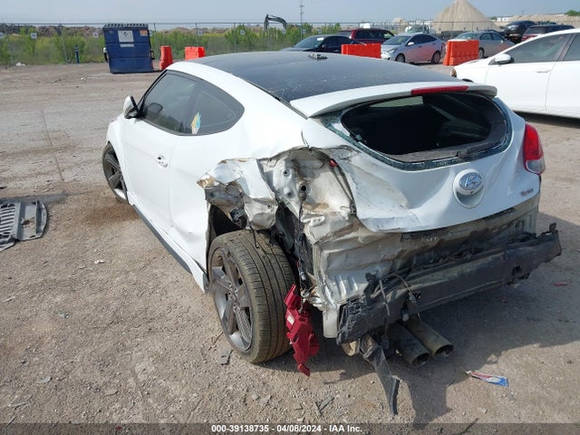 Hyundai Veloster Turbo W/black 2014 KMHTC6AE2EU204084 Image 3