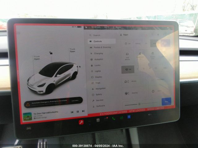 5YJYGDEE0MF301868 Tesla Model Y Long Range Dual Motor All-wheel Drive