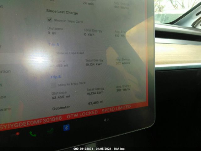 5YJYGDEE0MF301868 Tesla Model Y Long Range Dual Motor All-wheel Drive