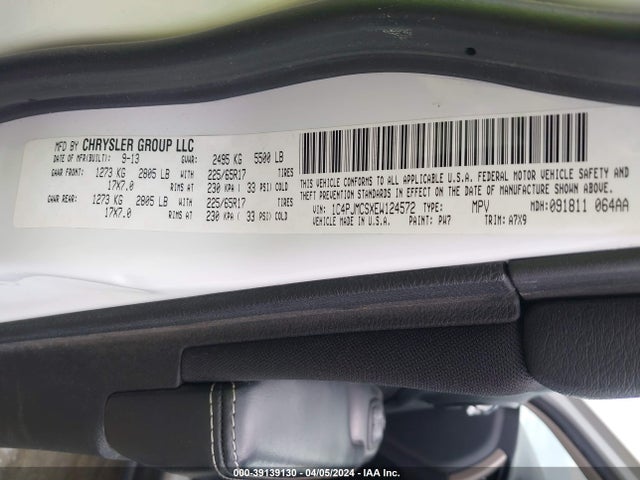 Jeep Cherokee Latitude 2014 1C4PJMCSXEW124572 Image 9