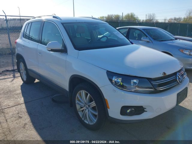 Auction sale of the 2013 Volkswagen Tiguan Se, vin: WVGBV3AX2DW596170, lot number: 39139175