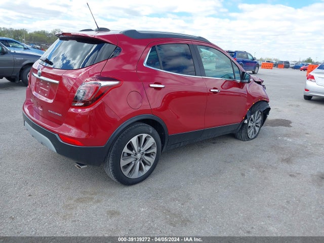 2019 Buick Encore Fwd Preferred მანქანა იყიდება აუქციონზე, vin: KL4CJASB4KB915420, აუქციონის ნომერი: 39139272