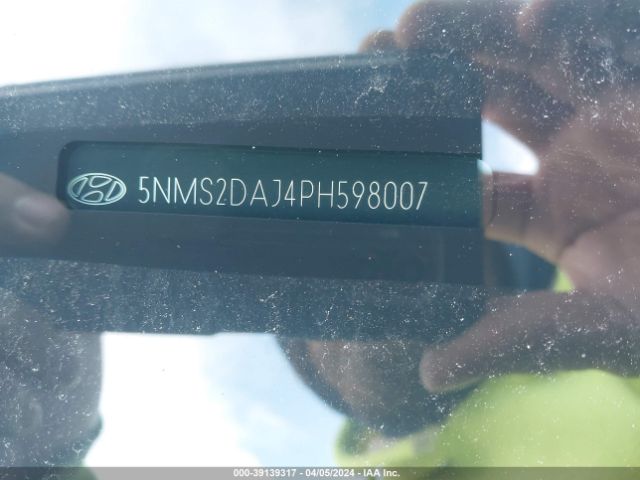 5NMS2DAJ4PH598007 Hyundai Santa Fe Sel