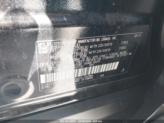 Toyota Rav4 Xle Premium 2021 2T3C1RFV2MC141740 Image 9