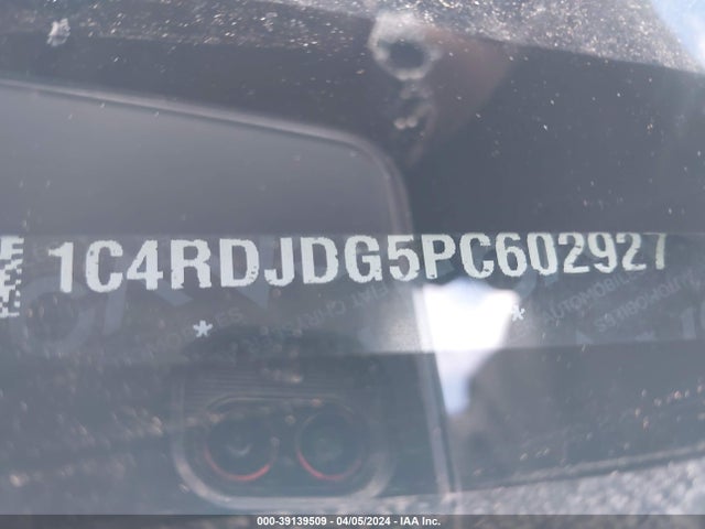 1C4RDJDG5PC602927 Dodge Durango Gt Plus Awd