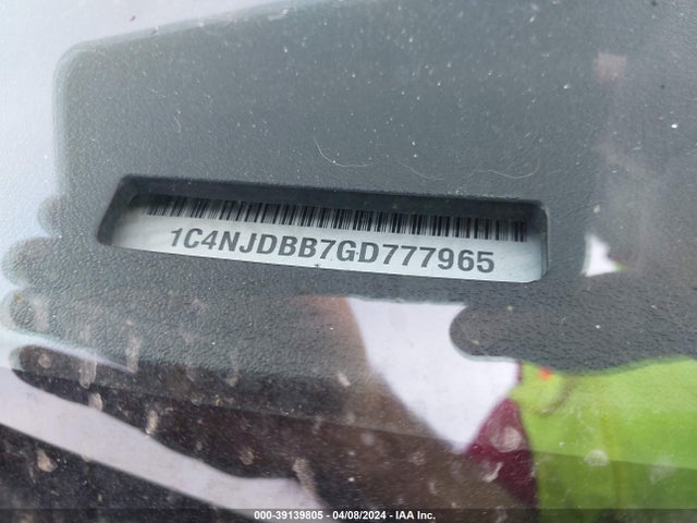 Jeep Compass Sport 2016 1C4NJDBB7GD777965 Image 9