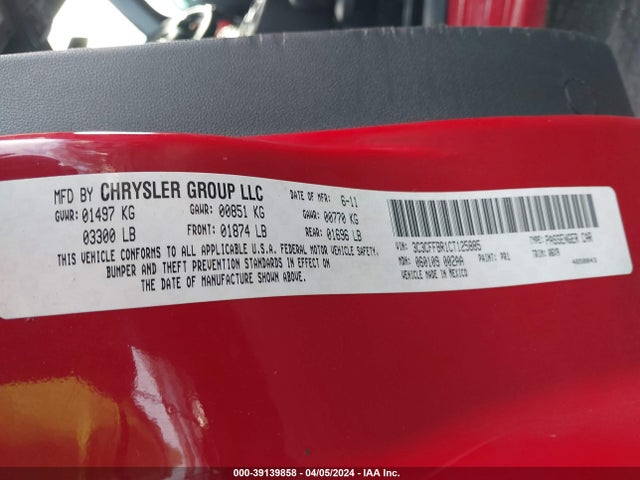 2012 FIAT 500 3C3CFFBR1CT125885 Photo 8