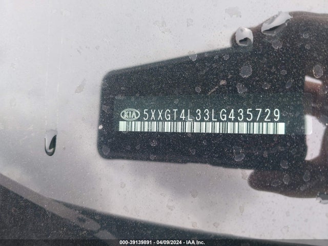 KIA Optima Se 2020 5XXGT4L33LG435729 Image 9