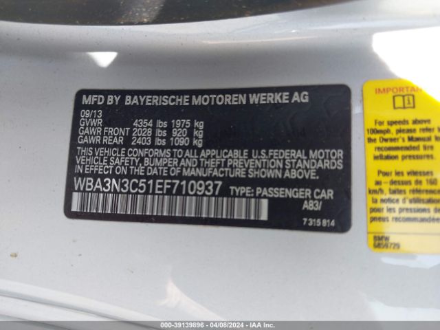 WBA3N3C51EF710937 BMW 428i