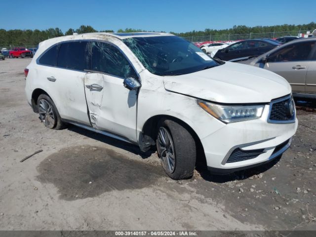 Aukcja sprzedaży 2017 Acura Mdx Technology Package, vin: 5FRYD3H59HB002060, numer aukcji: 39140157