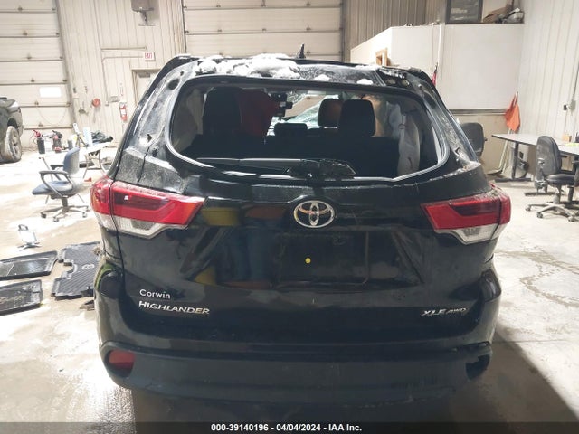 Toyota Highlander Xle 2019 5TDJZRFH2KS619842 Image 17