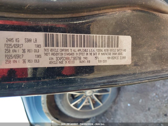 Dodge JOURNEY SE 2018 3C4PDCAB8JT385798 Image 9