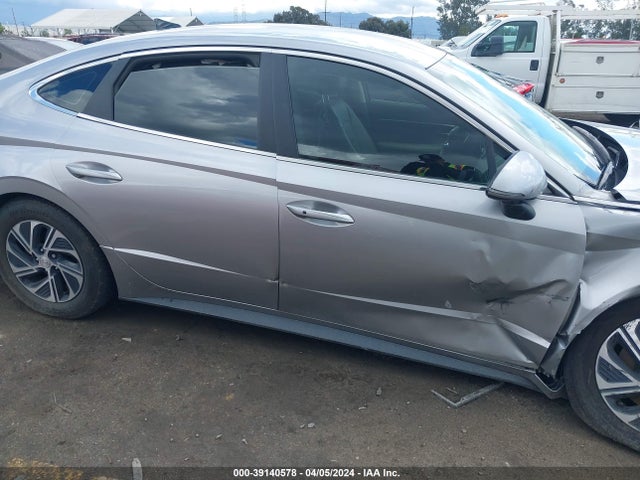 Hyundai Sonata Blue 2021 KMHL24JJ5MA026742 Image 14
