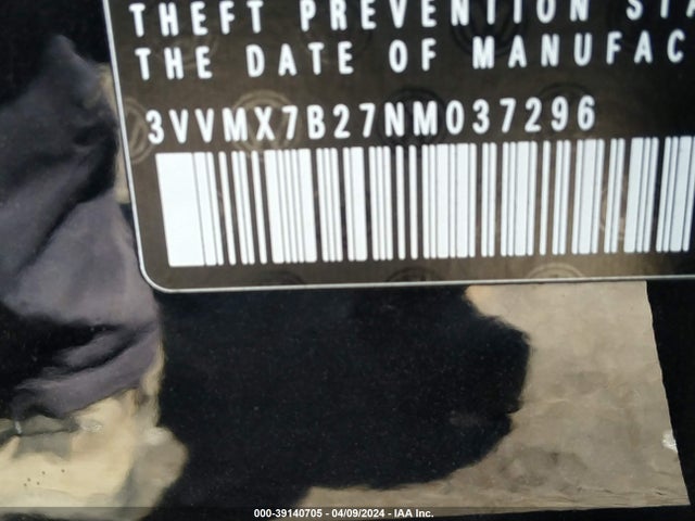3VVMX7B27NM037296 Volkswagen Taos 1.5t S