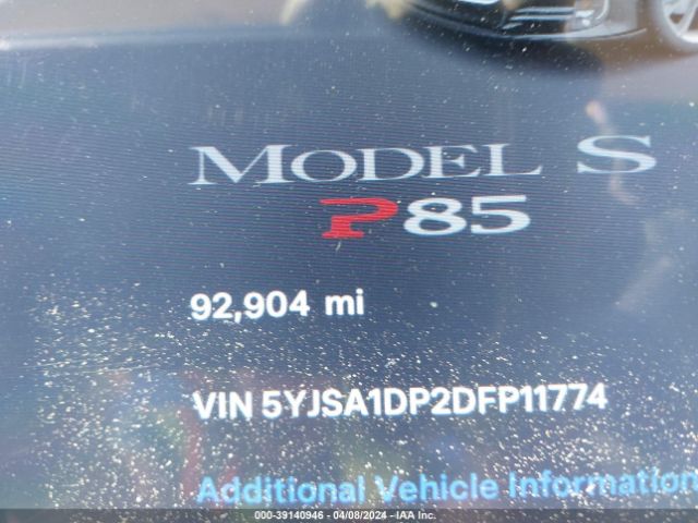 Auction sale of the 2013 Tesla Model S Performance , vin: 5YJSA1DP2DFP11774, lot number: 439140946