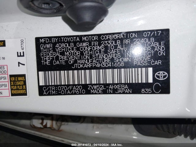 Toyota Prius Prime Plus 2017 JTDKARFP4H3041658 Image 18