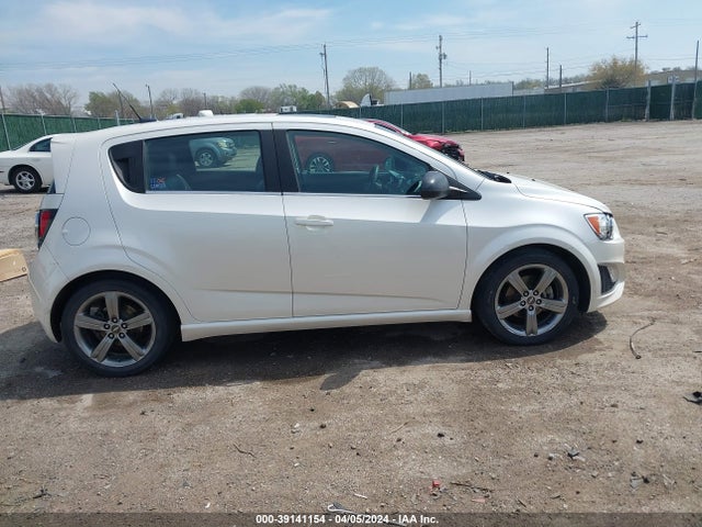 Chevrolet Sonic Rs Manual 2014 1G1JH6SB7E4122930 Image 13