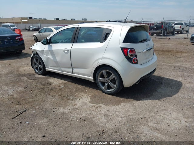 Chevrolet Sonic Rs Manual 2014 1G1JH6SB7E4122930 Image 3