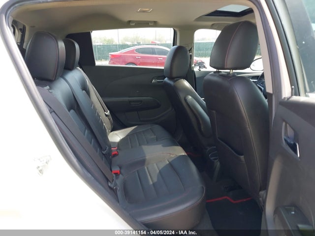 Chevrolet Sonic Rs Manual 2014 1G1JH6SB7E4122930 Image 8