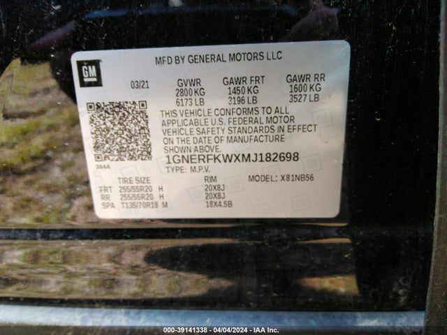 Chevrolet Traverse Fwd Ls 2021 1GNERFKWXMJ182698 Image 9