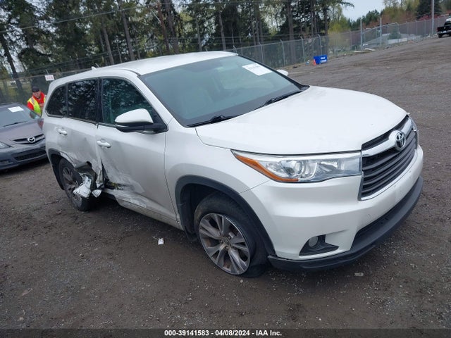 Toyota Highlander Le Plus V6 2016 5TDBKRFH2GS234099 Image 1