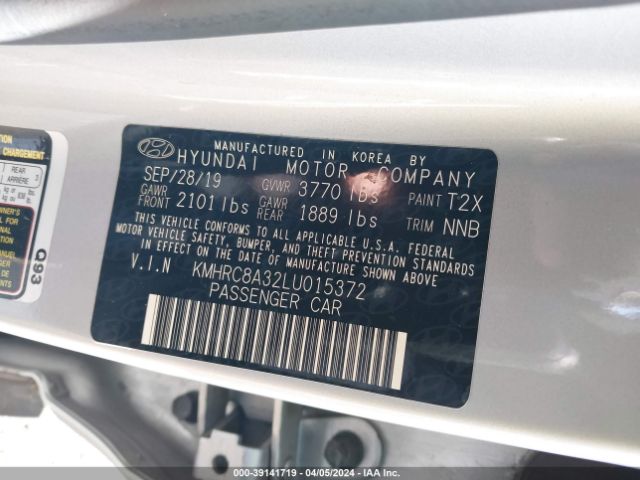 KMHRC8A32LU015372 Hyundai Venue Sel