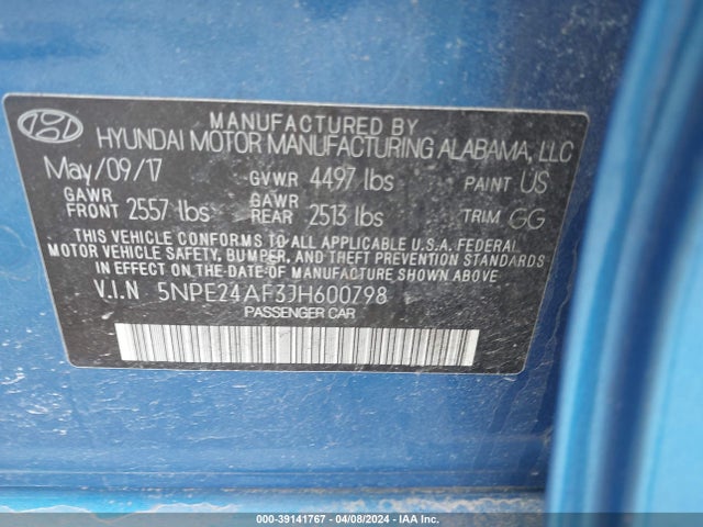 Hyundai SONATA SE 2018 5NPE24AF3JH600798 Image 9