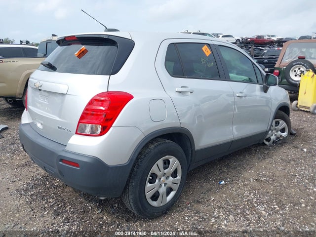 Chevrolet Trax 1ls 2016 KL7CJKSB1GB636703 Image 4