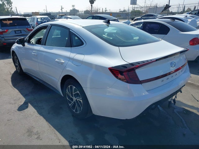 Hyundai Sonata Blue 2021 KMHL24JJ7MA033076 Image 3