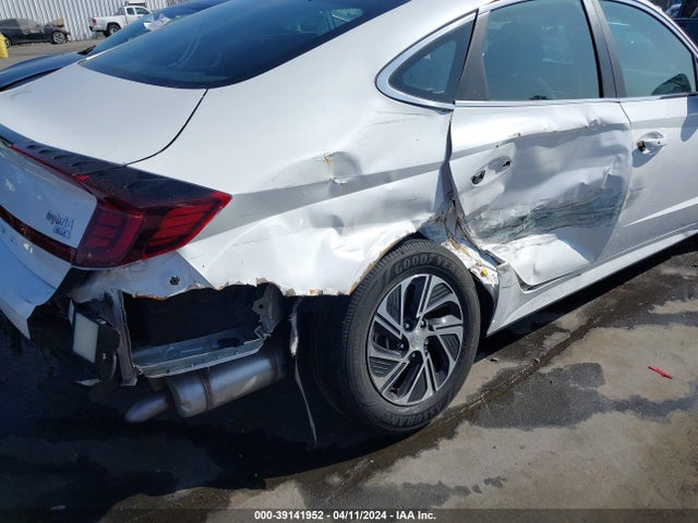 Hyundai Sonata Blue 2021 KMHL24JJ7MA033076 Image 6