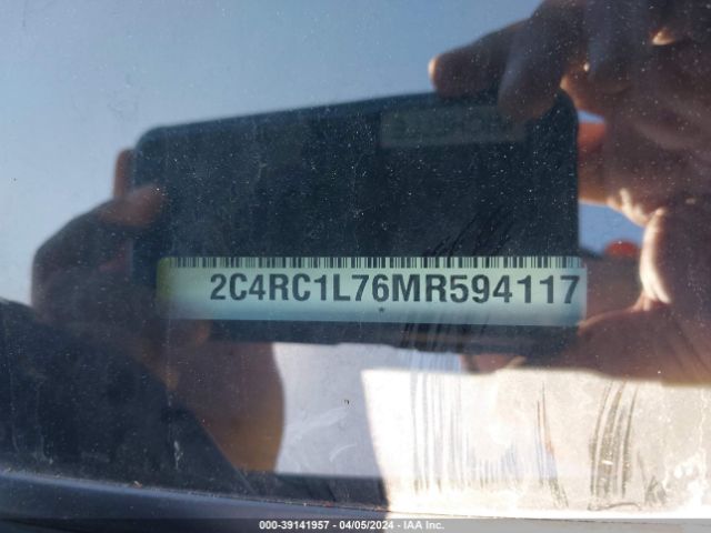 2C4RC1L76MR594117 Chrysler Pacifica Hybrid Touring L