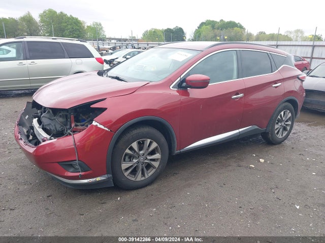 Nissan MURANO SV 2018 5N1AZ2MGXJN141493 Image 2