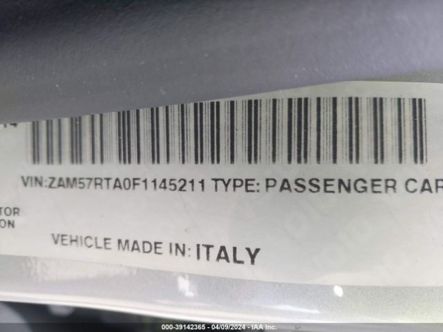 ZAM57RTA0F1145211 Maserati Ghibli S Q4