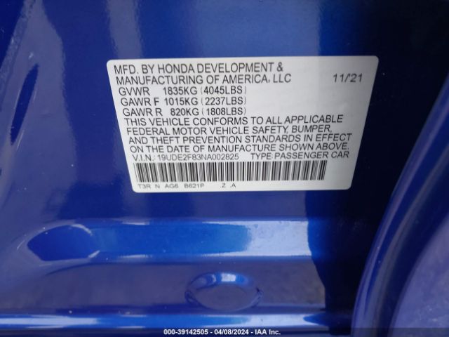19UDE2F83NA002825 Acura Ilx Premium   A-spec Packages/technology   A-spec Packages