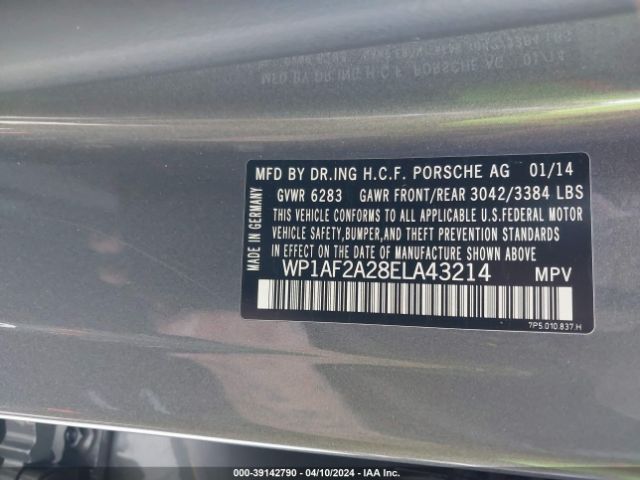 2014 PORSCHE CAYENNE WP1AF2A28ELA43214 Photo 8