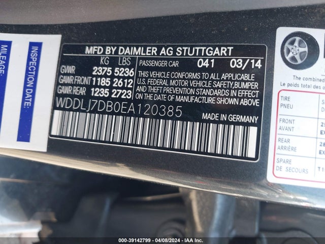 Mercedes-Benz CLS 550 2014 WDDLJ7DB0EA120385 Image 9