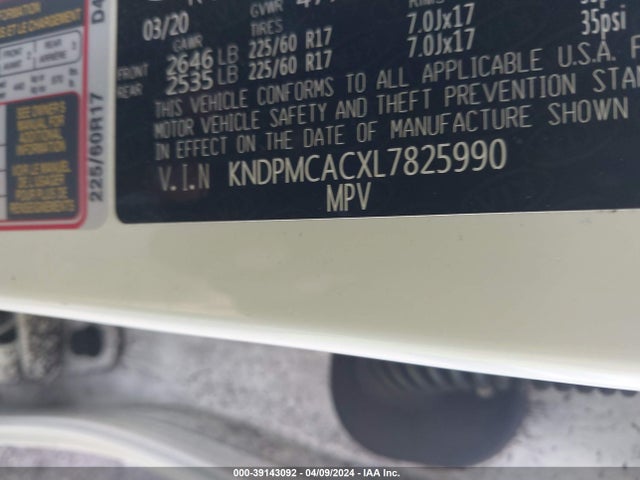 KIA Sportage Lx 2020 KNDPMCACXL7825990 Image 9